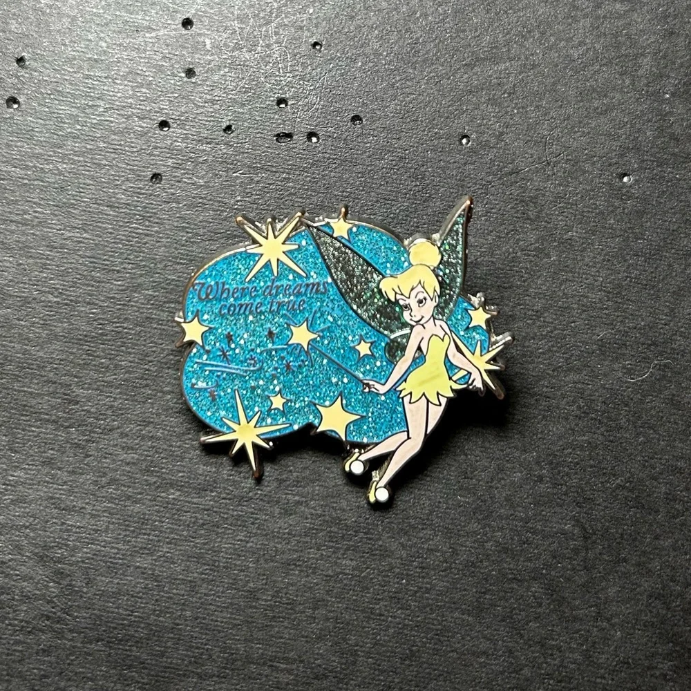 WDW “Where Dreams Come True” Tinkerbell Cast Exclusive Pin - Blue and Yellow